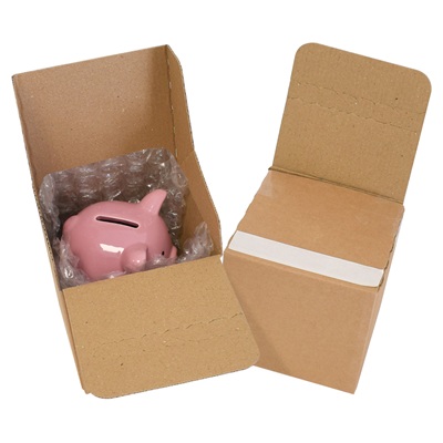 20 x E-commerce Crash Lock Boxes 110x110x95mm (4.3x4.3x3.7